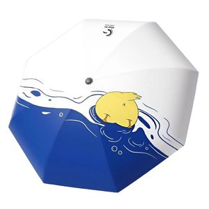 چتر 8 پره گلد ایر مدل duck قطر 97 سانتی‌متر